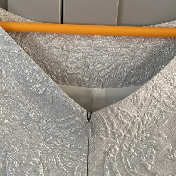 Beautiful Silver Charles Nolan New York Dress - Picture 4 of 10